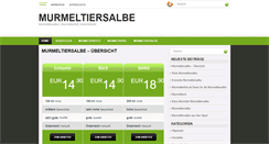 Desktop Screenshot of murmeltiersalbe.info