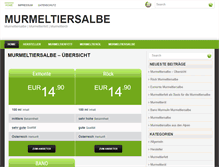 Tablet Screenshot of murmeltiersalbe.info